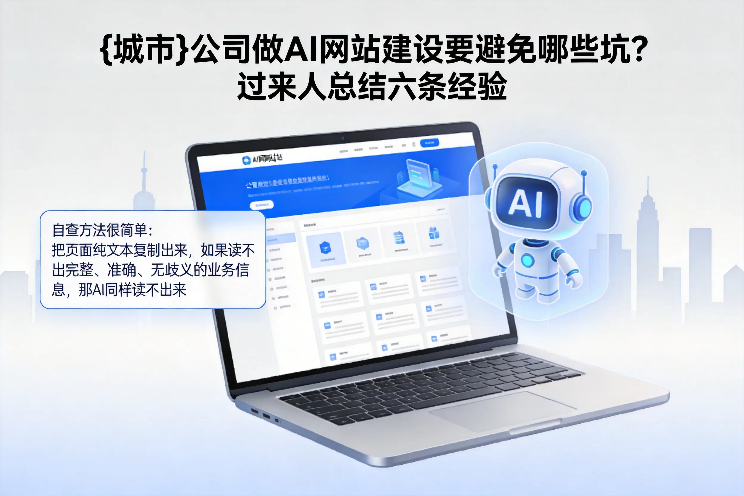 随州公司做AI网站建设要避免哪些坑？过来人总结六条经验