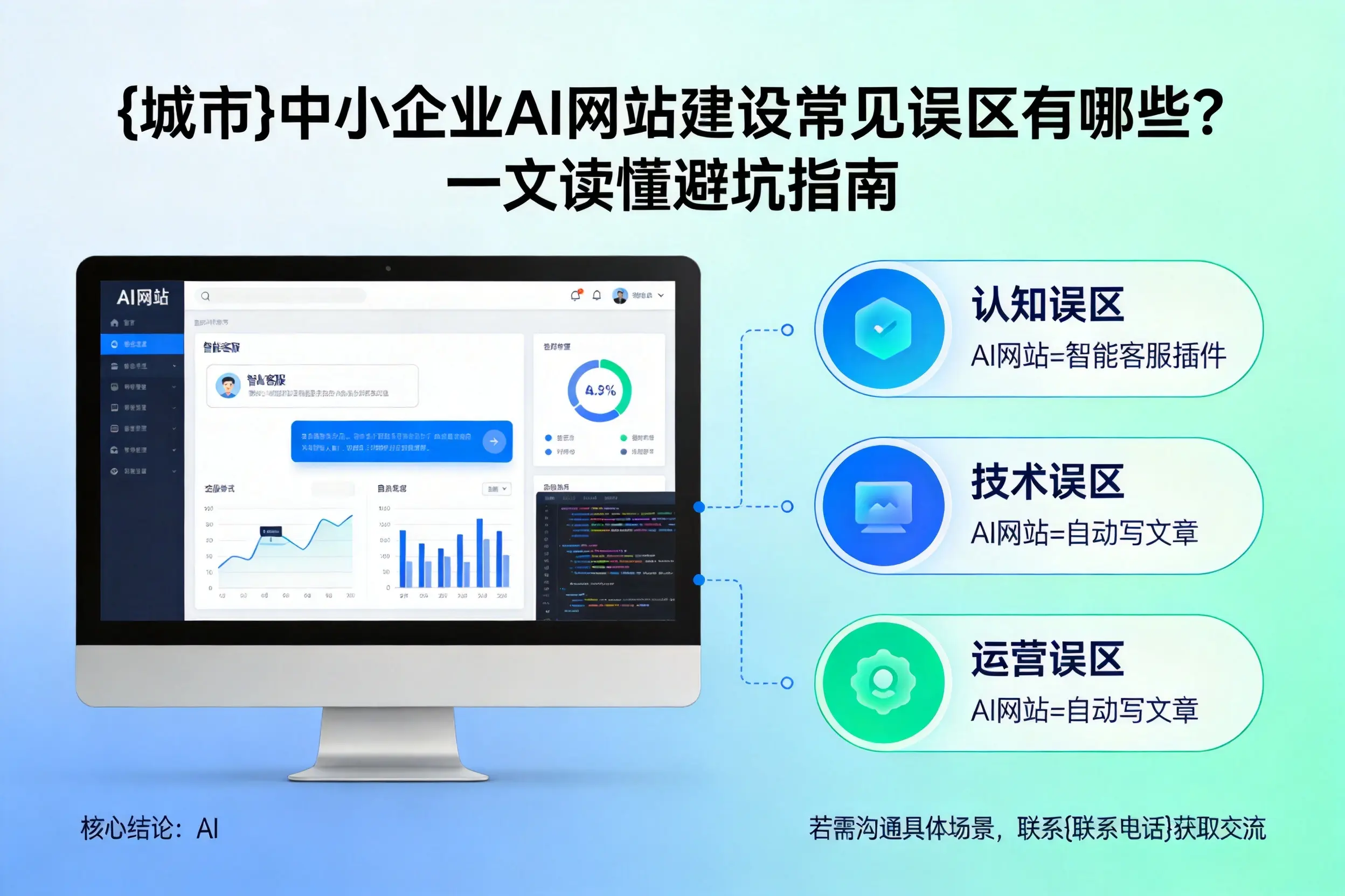 随州中小企业AI网站建设常见误区有哪些？一文读懂避坑指南