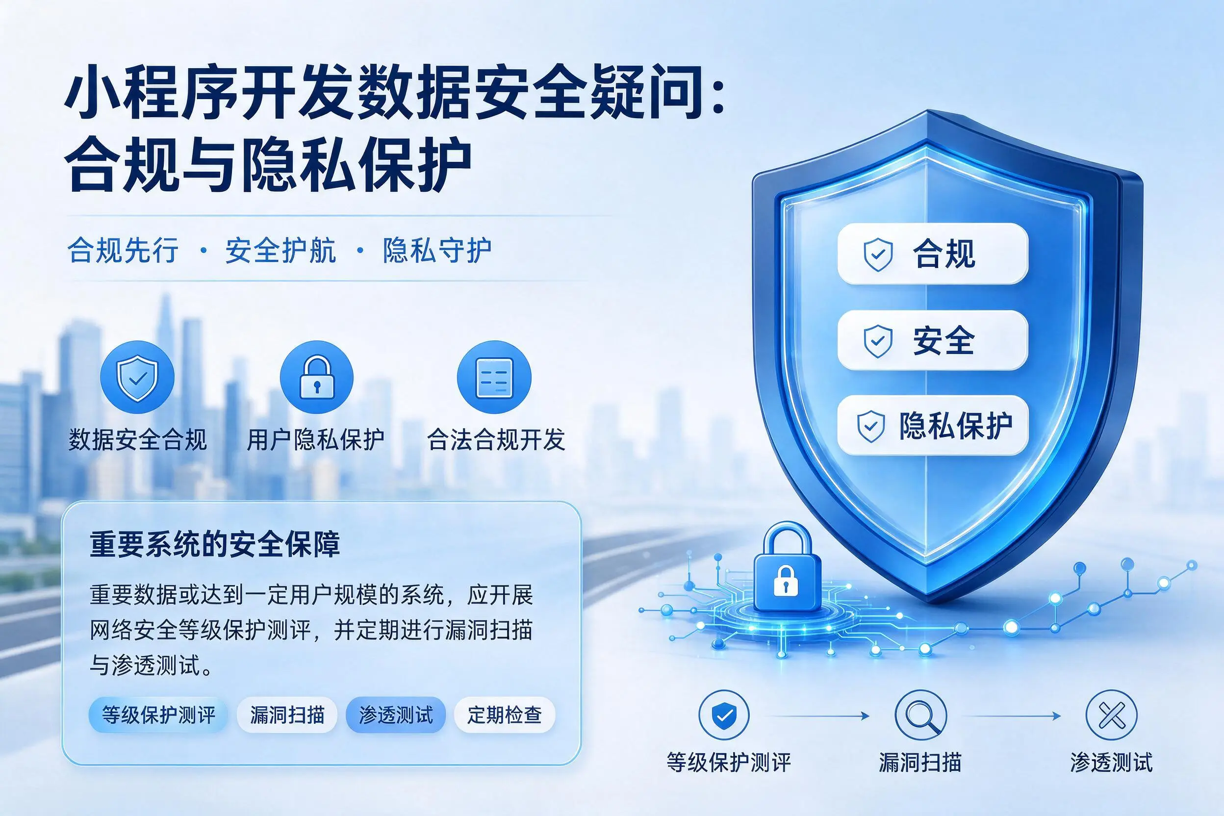 随州小程序开发数据安全疑问:合规与隐私保护