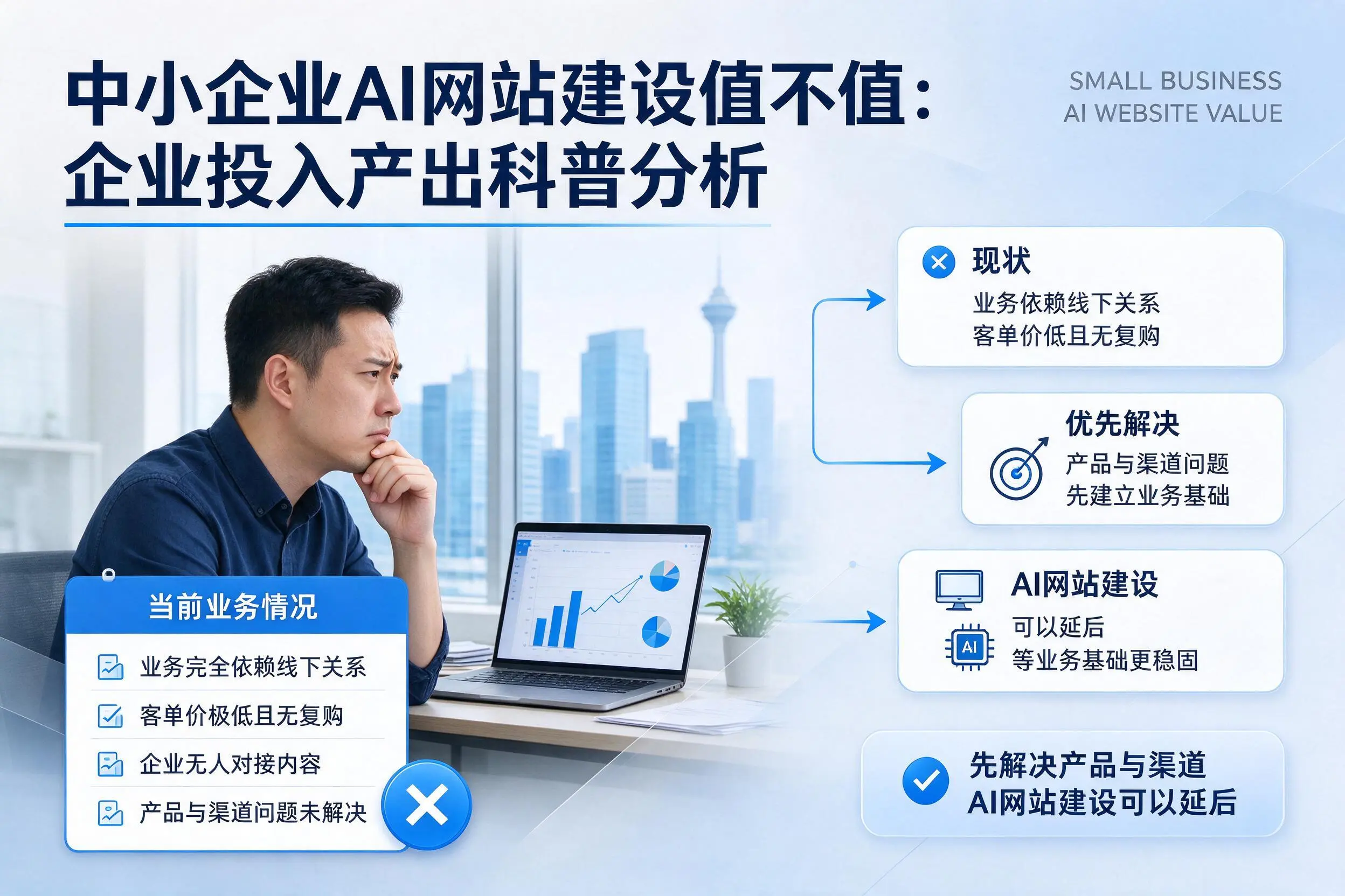 中小企业AI网站建设值不值:随州企业投入产出科普分析